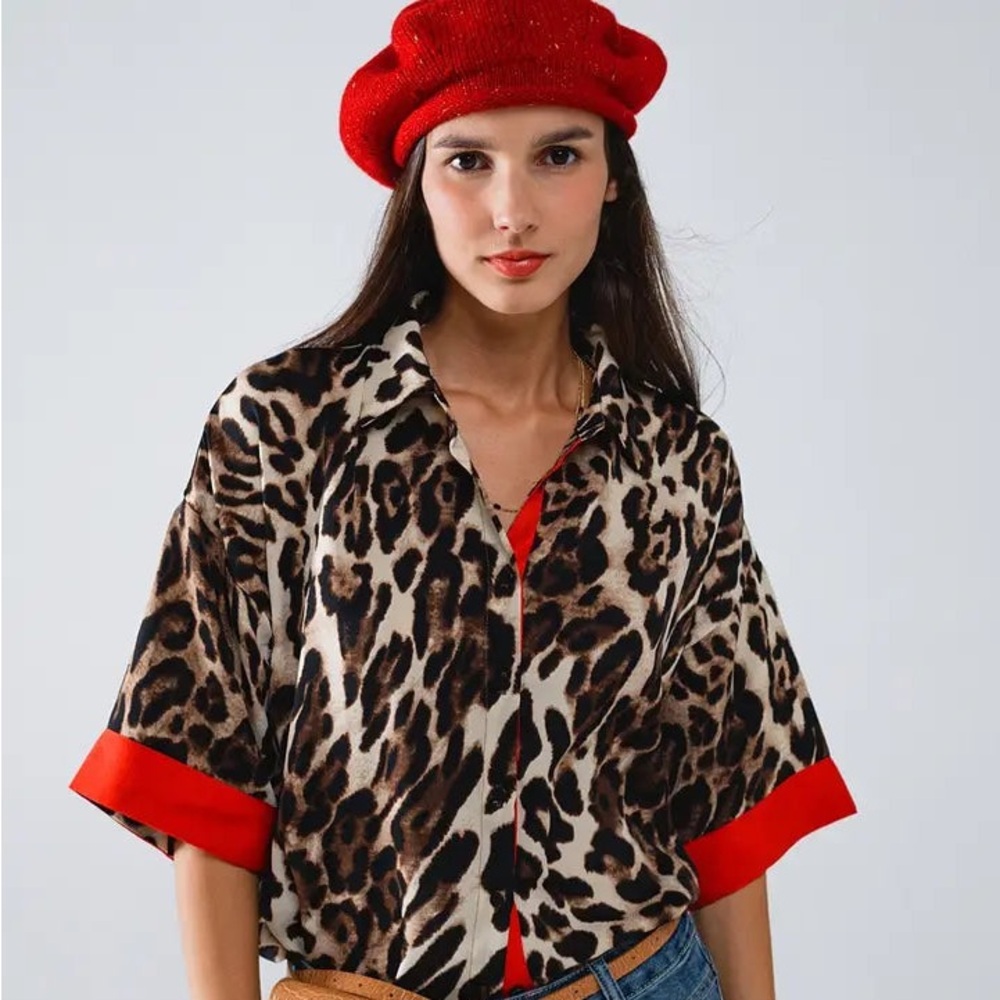 Vibrant Orange Women's Blouse